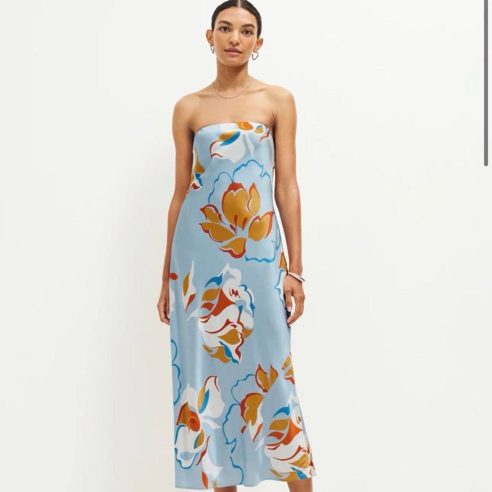 Joana Silk Dress Hyperion Small